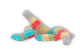 Bouteilles multicolore sucrés