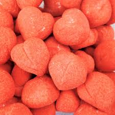Coeur guimauves fraise x10