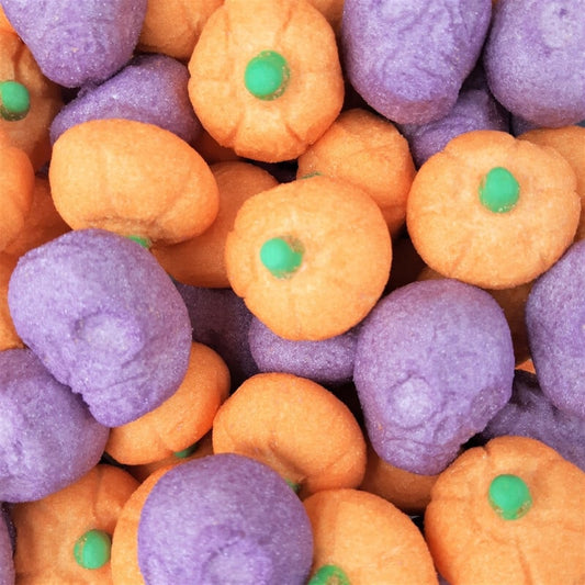 Malloween citrouille / tête de mort guimauve x10