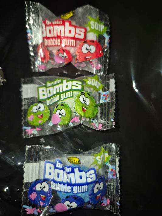 chewing-gum Tobies Brain Bombs acidulés (à l'unité)