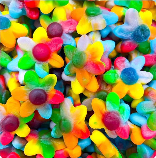 Fleur multicolore lisse