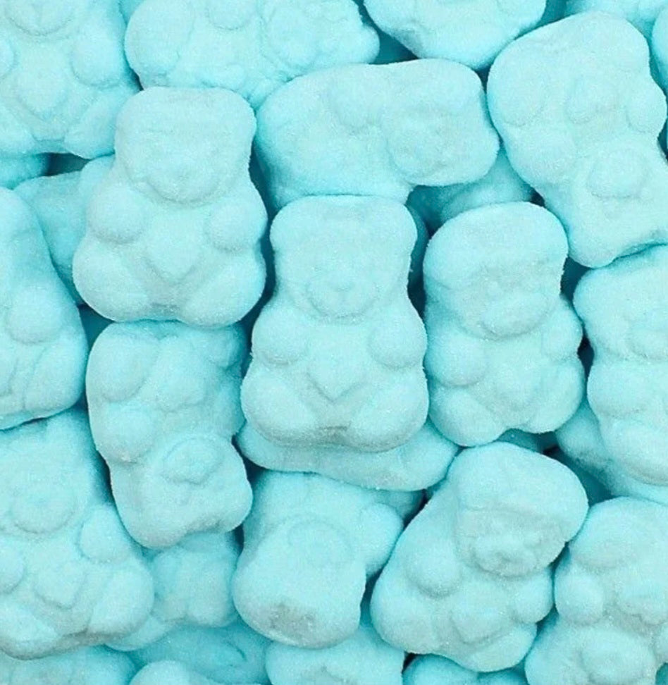 Ourson guimauves Bleu x5