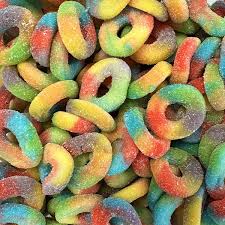 Anneaux Multicolore sucrés