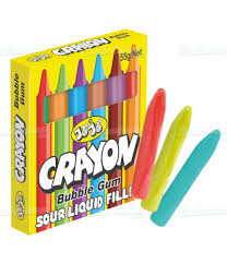 Crayon Bubble Gum Acidulé