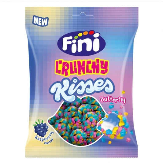 Crunchy kisses framboise butterfly Halal 75g (sachet)