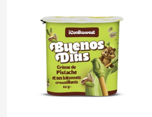 Batonnets et creme de pistache