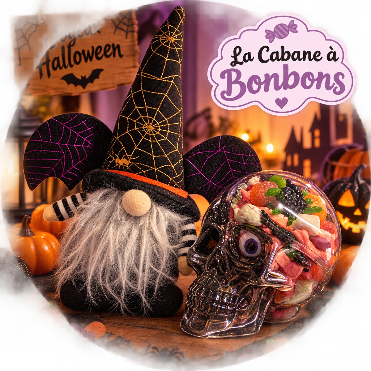 Crâne Halloween 🎃 700g(+)