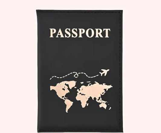 Pochette Passeport(noir) Prénom