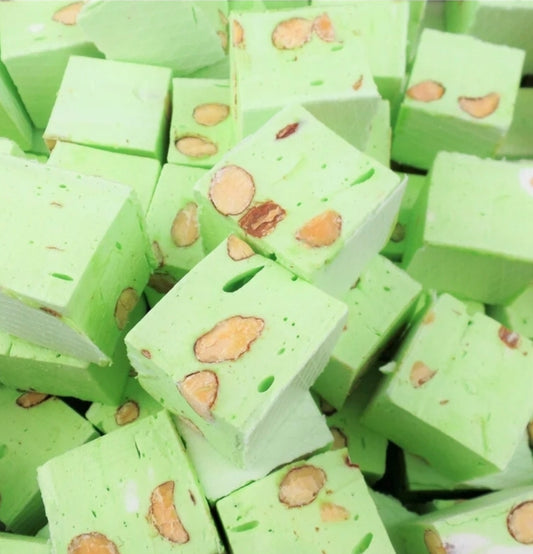 Nougat vert à la pistache - Gros cube aux amandes - Lot de 5