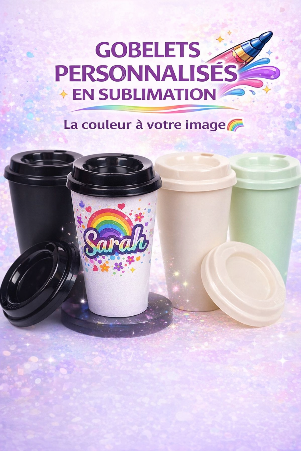 Gobelet à emporter personnalisé