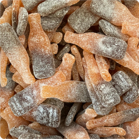 Bouteilles Cola Orange - Bonbons Suédois 100g