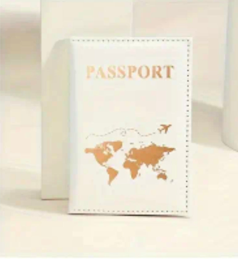 Pochette Passeport Prénom(blanc)