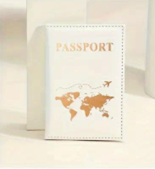 Pochette Passeport Prénom(blanc)
