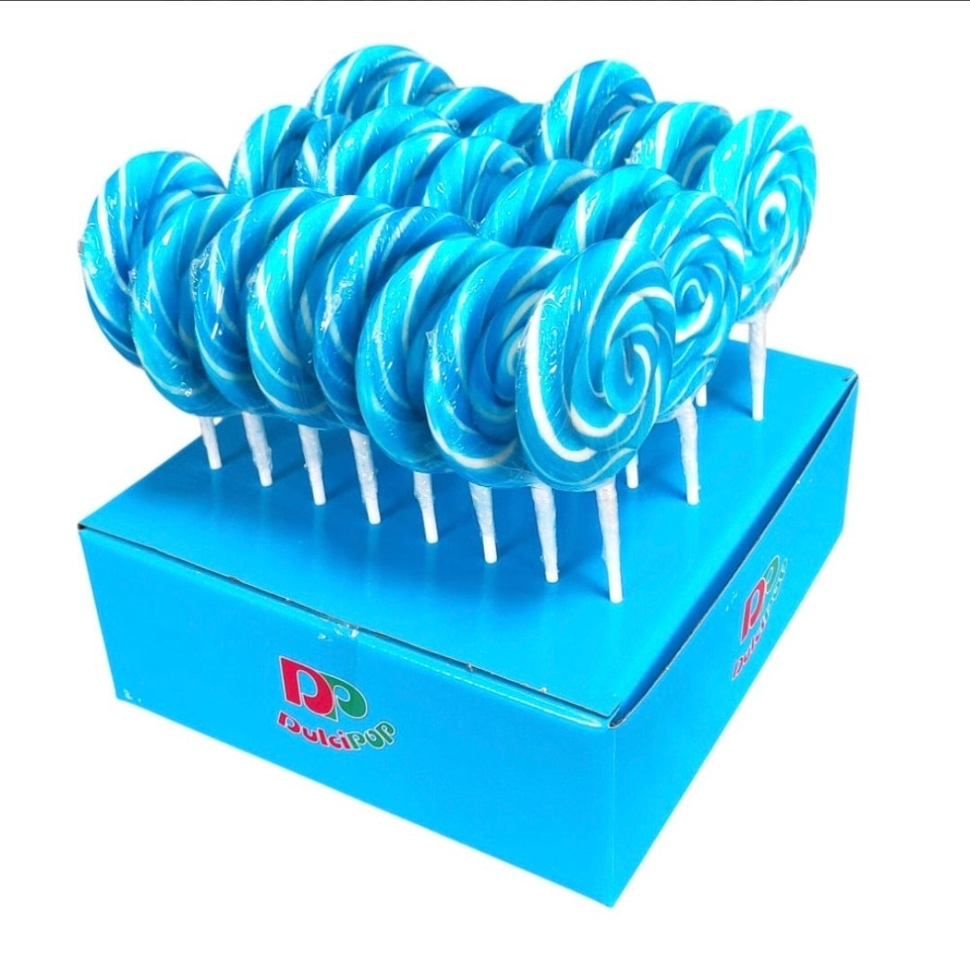 Sucette bleu ronde 🍓(à l'unité)