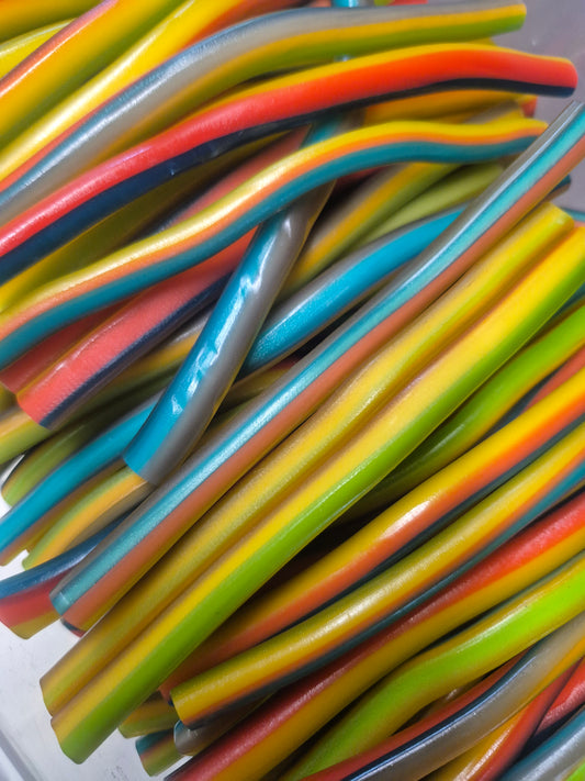 Tube Rainbow lisse x10