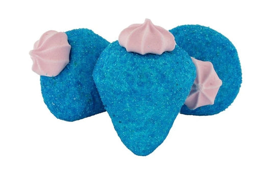 Fraise de sucre bleu x2