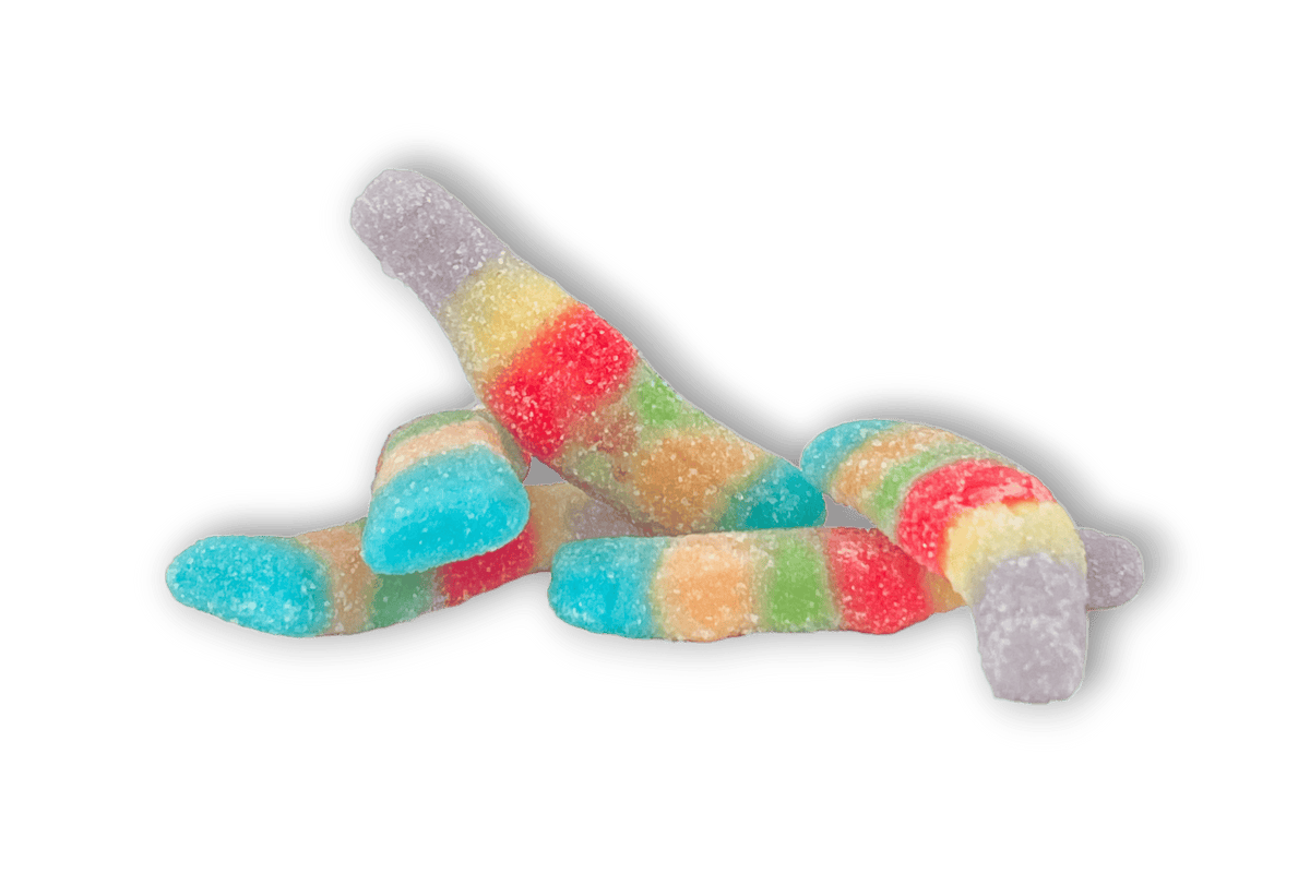Bouteille multicolore sucré 100g