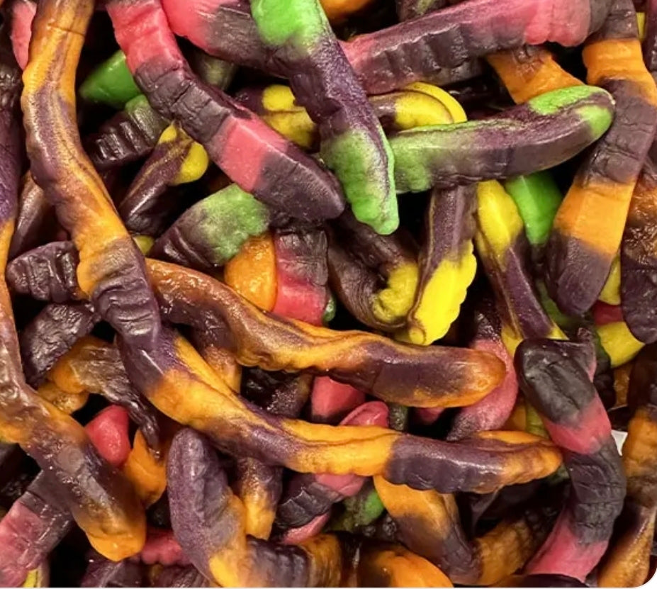 Serpent lisse multicolore 100g