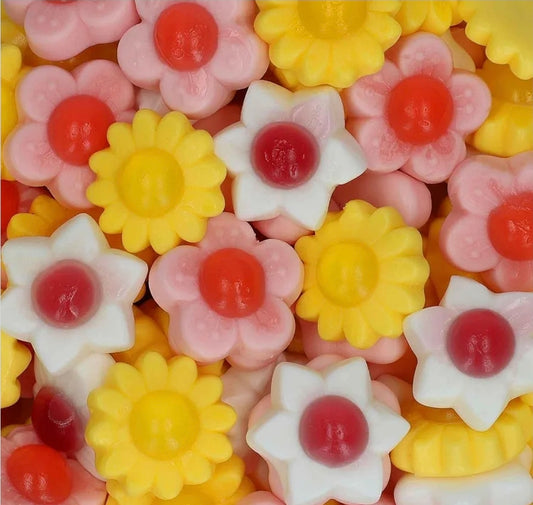 Fleurs Haribo(Cerise,cassis,Maracuja) 100g