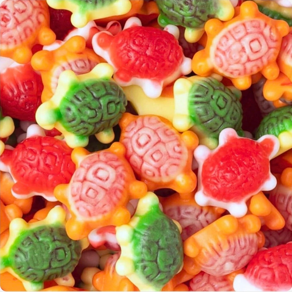 Tortues Fourrées fruité 100g