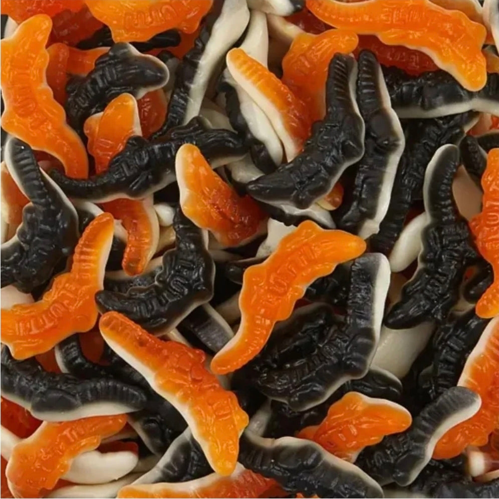 Crocodile 🐊 noir et orange 100g