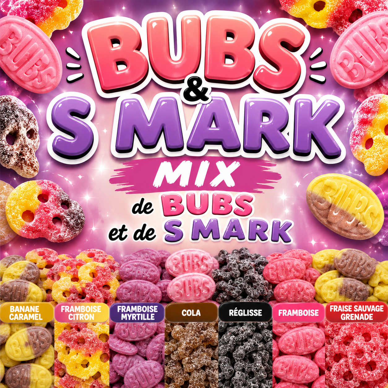 Mix Bubs et S-MARKE 500gr