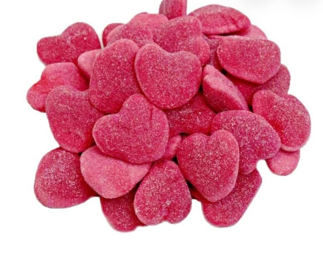 Coeur fraise fourré gelée 100g