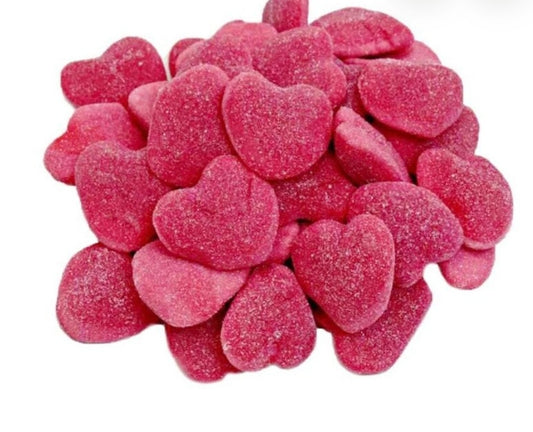 Coeur fraise fourré gelée 100g