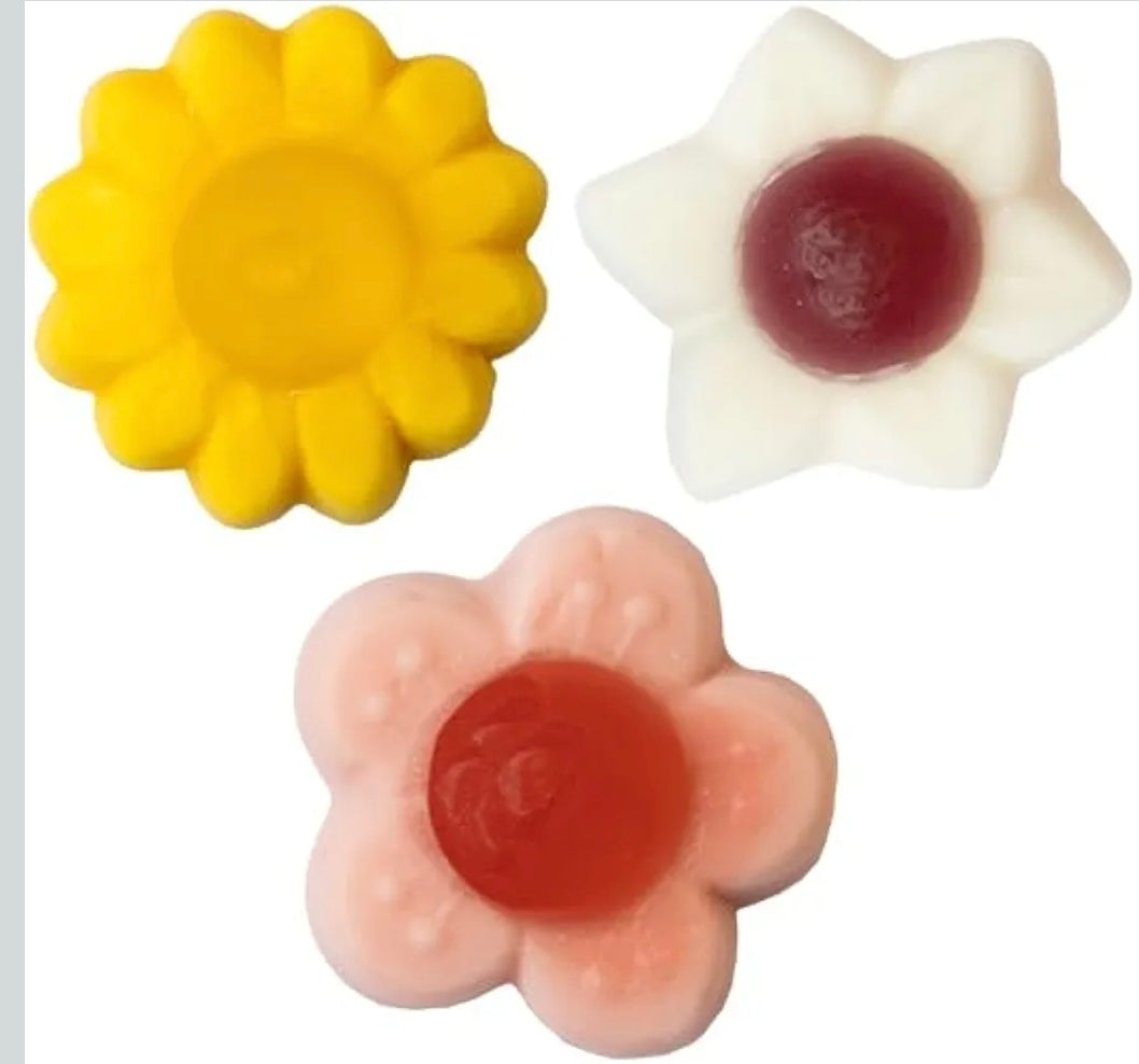 Fleurs Haribo(Cerise,cassis,Maracuja) 100g
