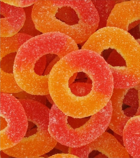 Anneaux pêche 🍑 100gr
